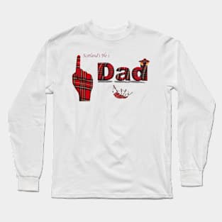 Scotland's no 1 Dad Long Sleeve T-Shirt